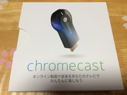 chromecastの箱