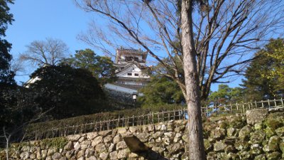 高知城の石壁